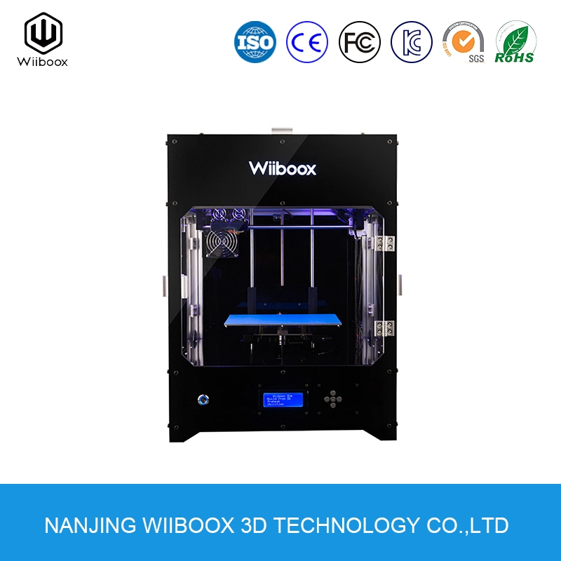 Empresa Wiiboox2 de alta precisión de nivelación automática Máquina de prototipado rápido de la impresora 3D de escritorio