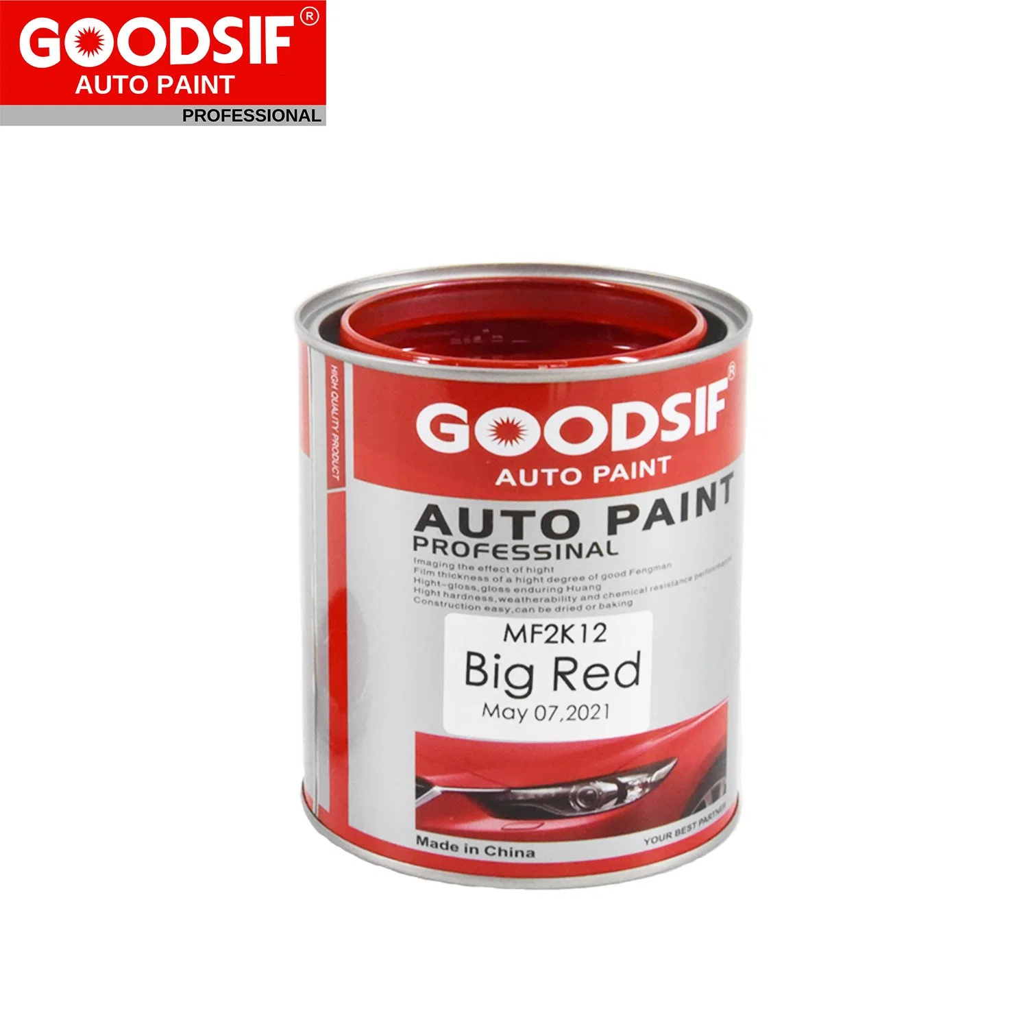 Topwings Chemical Automotive Paint Factory Prix de gros Auto de haute qualité Refinissez la peinture acrylique pour voiture d'occasion