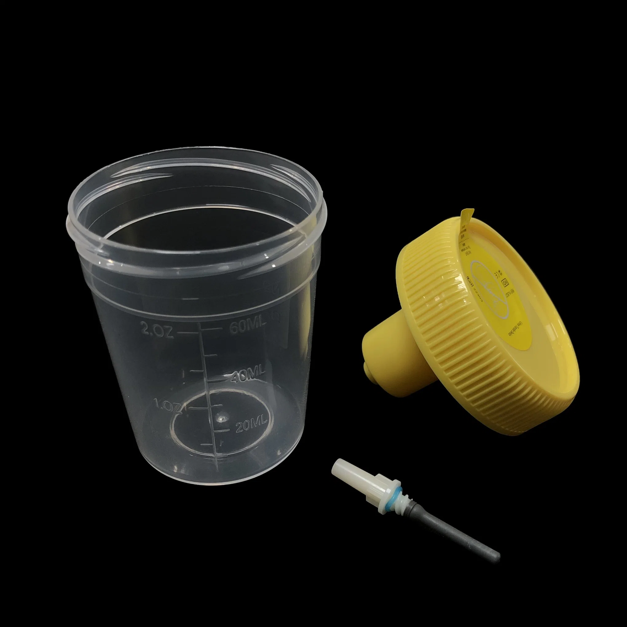 Hospital Laboratory Consumables Leak Proof Urine Test Container Sampling Vacuum Negative Pressure Urine Cup