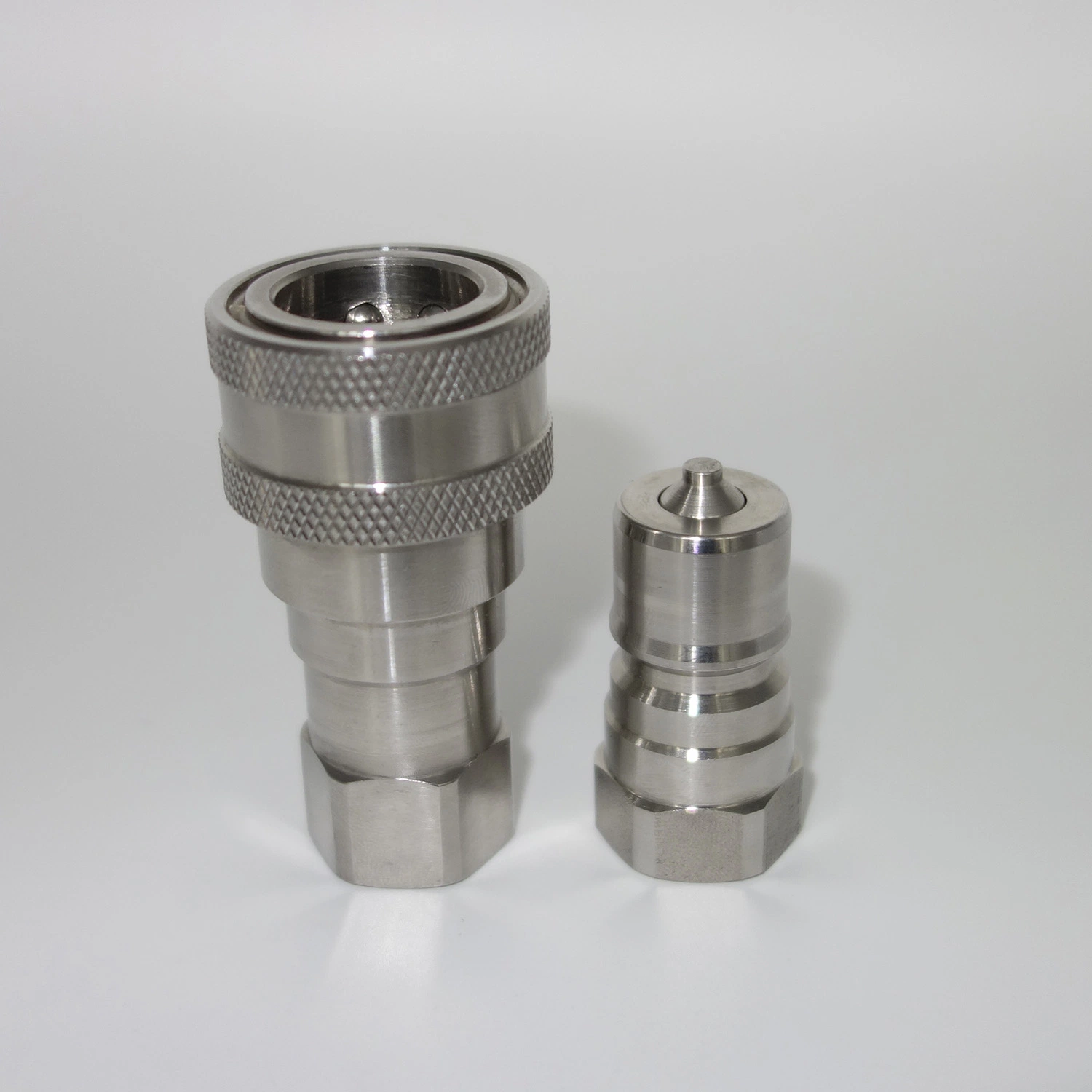 Naiwo Shut-off Quick Connector Coupling Manufacture Stainless Quick Coupler ISO-B 3/8 Inch