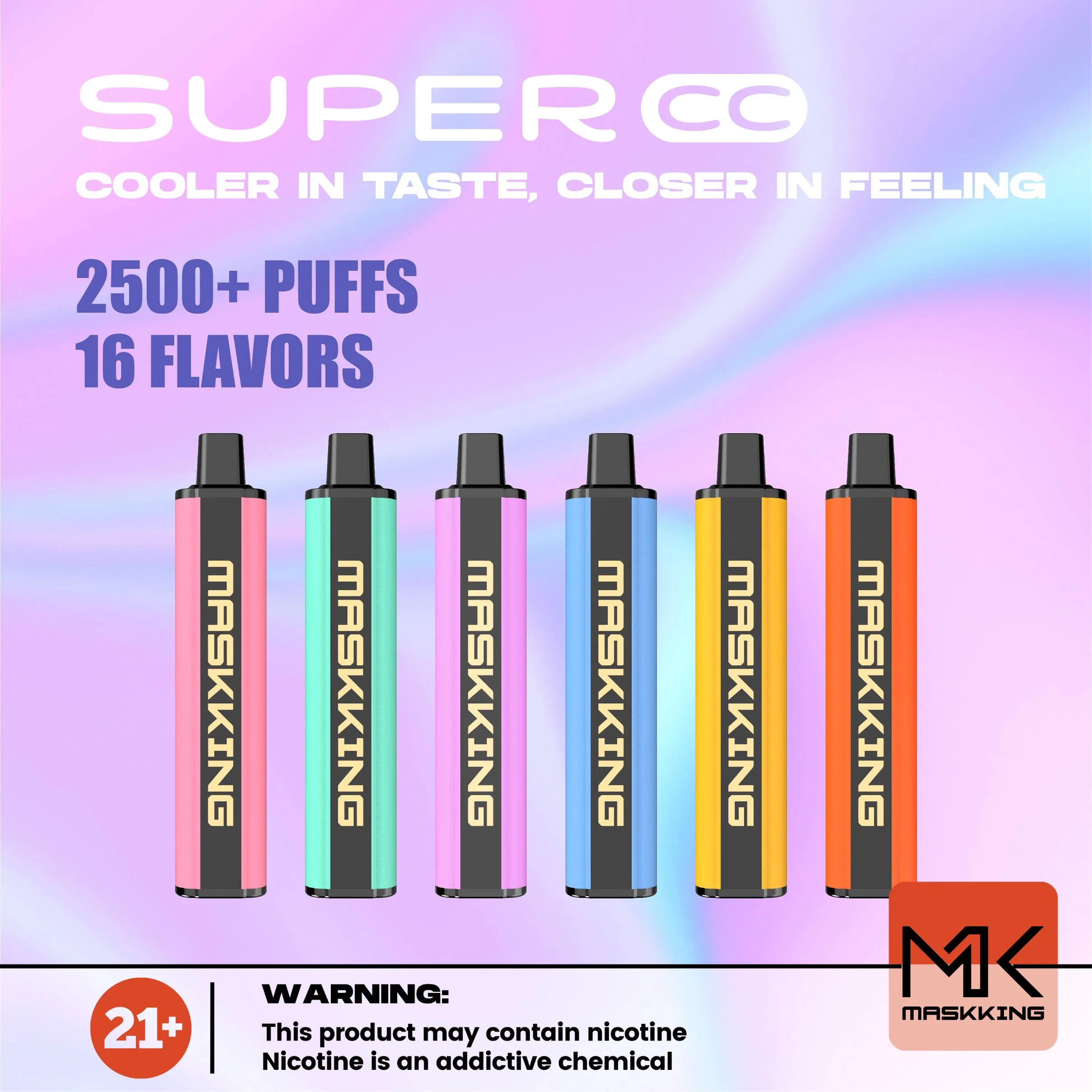 Maskking stabile Qualität Super CC 8,5ml Bang Alibaba Großhandel/Lieferant Vape Pen