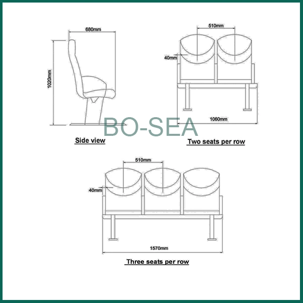 High Strength Ferry Chair Ferry Passenger Chair Ferry Seat