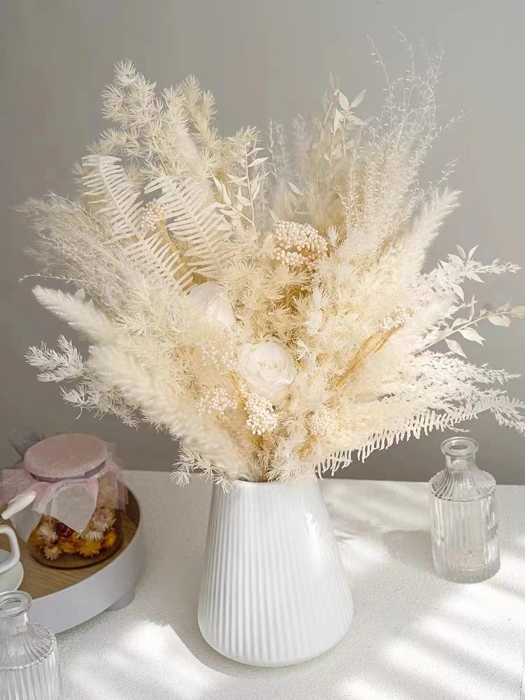 Artificial Dried Flowers and Plants Pampas Grass Bouquet Boho Decor Wholesale/Supplierrs