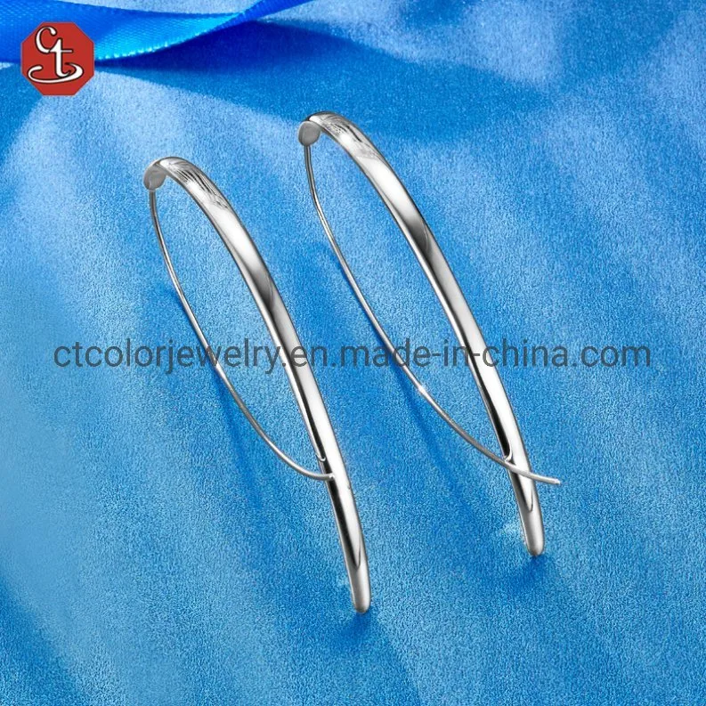 S925 Silver Jewelry Crosses Creative Design Earrings Gift