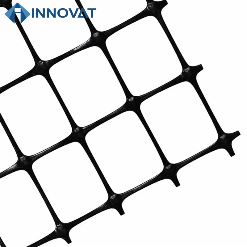 Biaxial Geogrid PP Biaxial Extruido Geogrid para refuerzo de carreteras plástico Malla Biaxial Geogrid tierra Productos plástico PP Geogrid biaxial Precio por carretera