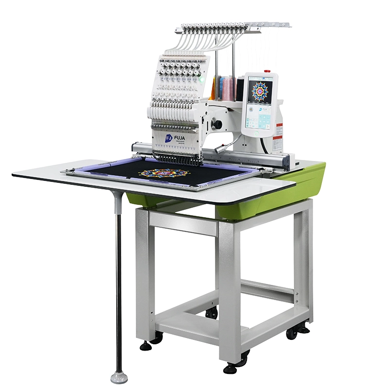 Fuja Single Head Digital Commercial Cap Finished Garments and Flat Sewing Embroidery Machine