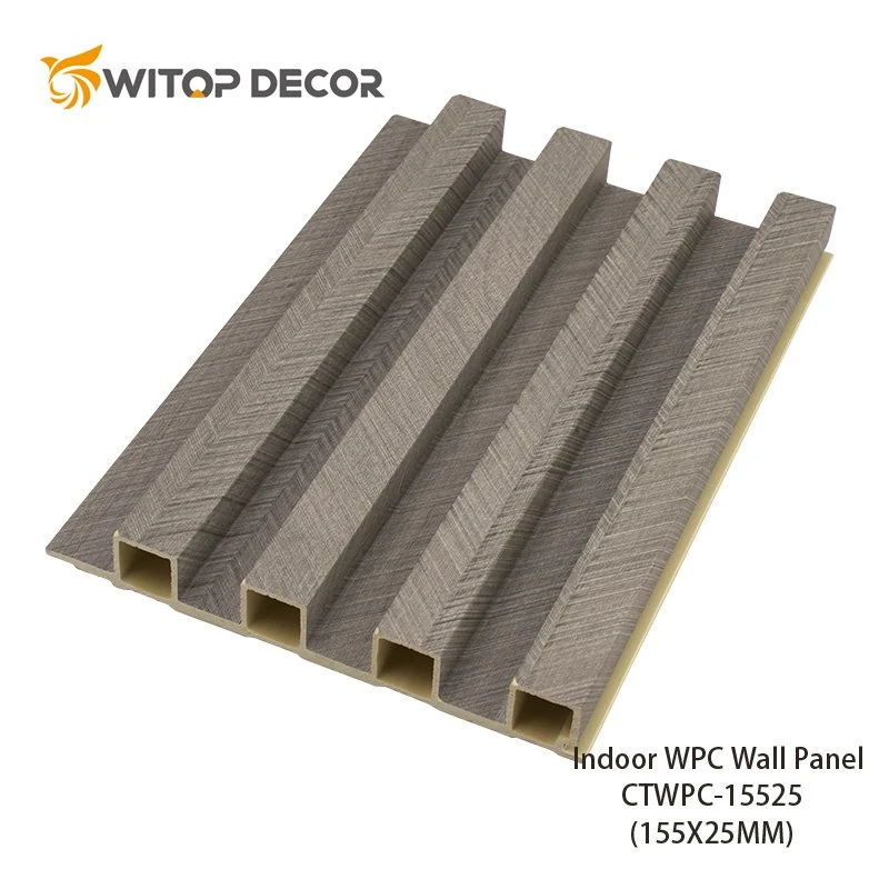 Witop Decor Hot Sale High Strength WPC Wood Composite Plastic Fluted Panel Wall Covering Roof Ceiling Panel