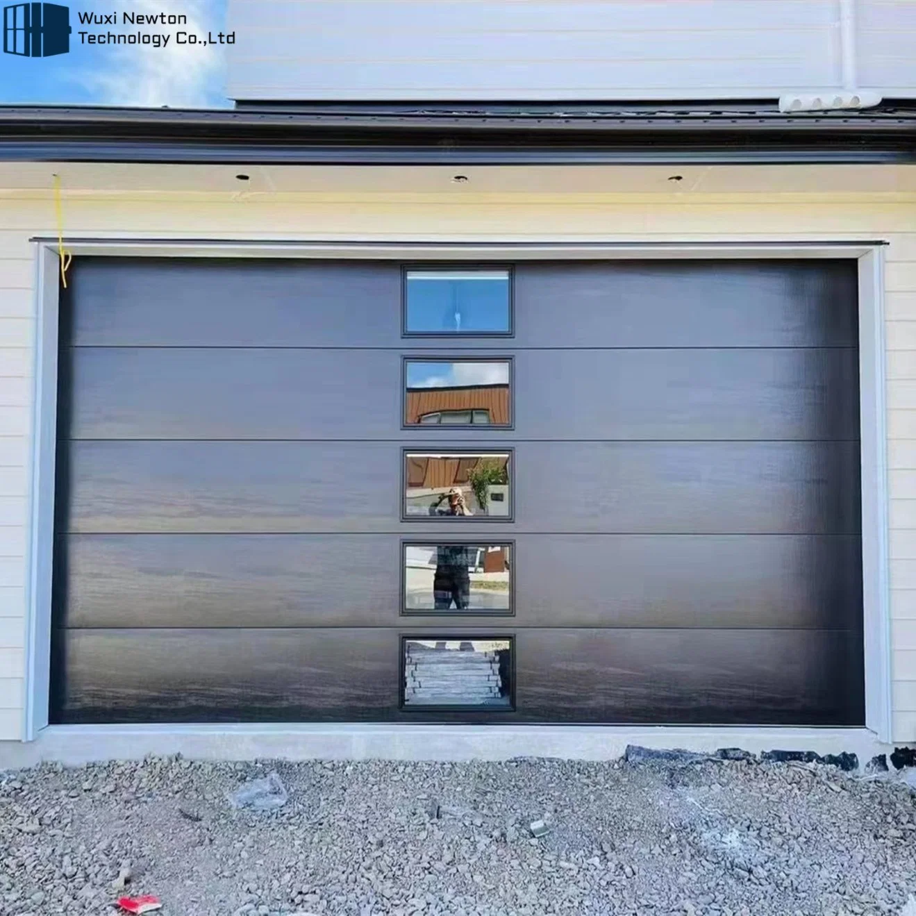 Fabricante de Panel inteligente de la puerta de garaje seccionales Puertas de garaje eléctrica