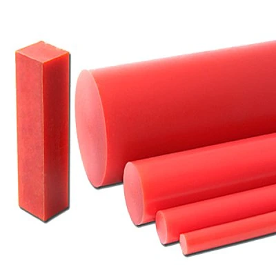 Tempered Polyurethane rubber Elastomer Solid round bars rods