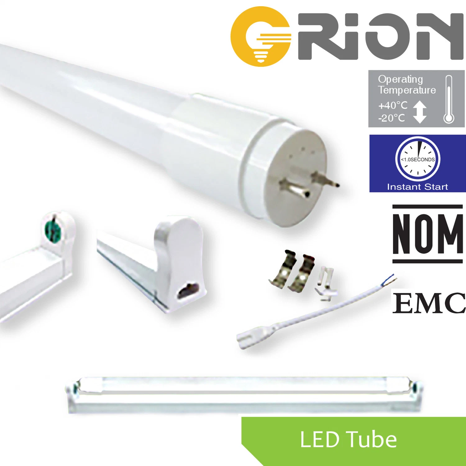 T8 LED Daylight Fluorescent Tube LED Tube Light 20 Watt for Supermarket Office Hospital