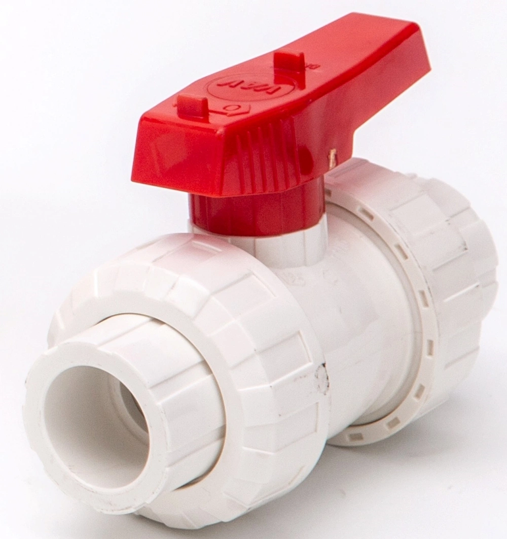 High quality/High cost performance  Plastic PVC Manual Socket Water Ball Valve UPVC Double Flange Ball Valve PVC True Union Female Threaded Ball Valve DIN ANSI JIS Standard