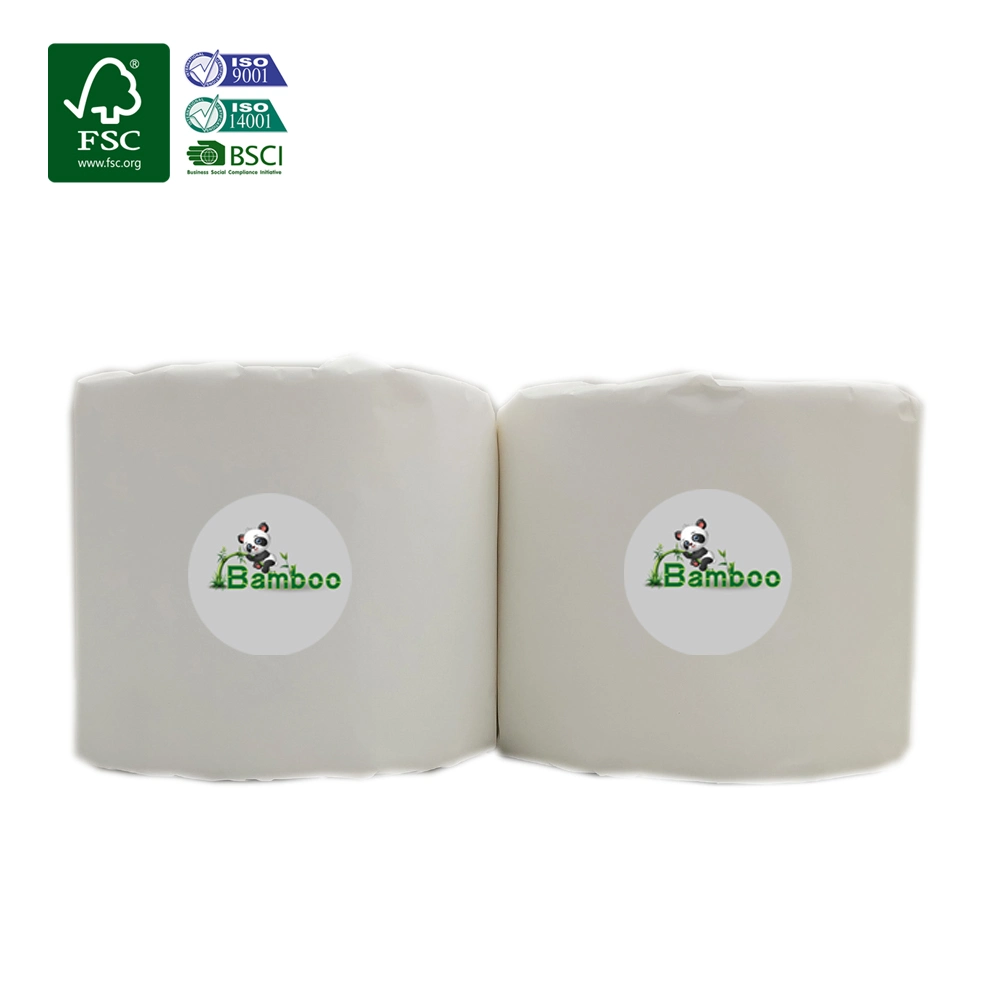 2-4ply Eco Friendly Bamboo Pulp Sugarcane Pulp Toilet Paper