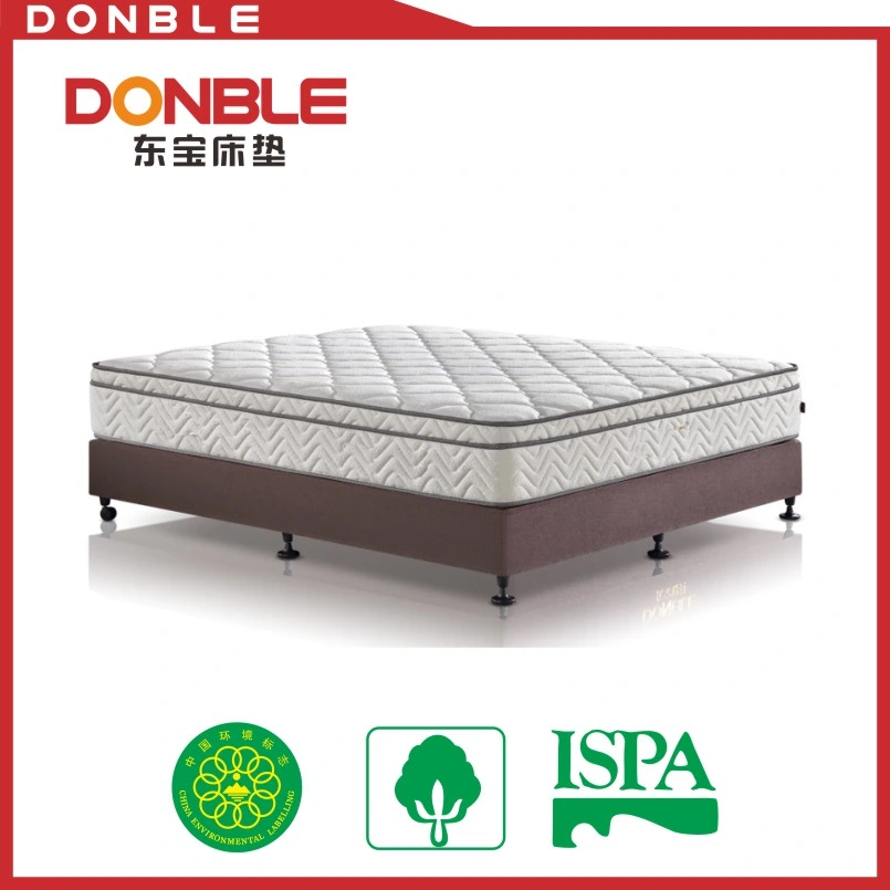 Europe Pillow Top King Size High Density Foam Pocket Spring Mattress