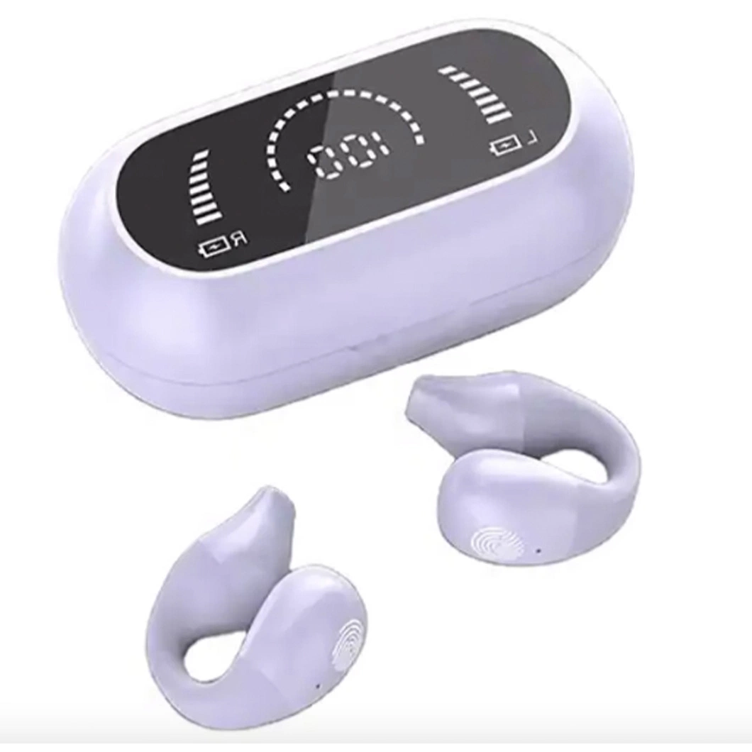 Wireless Headphones Conduction Earring Clip Ear Earphone