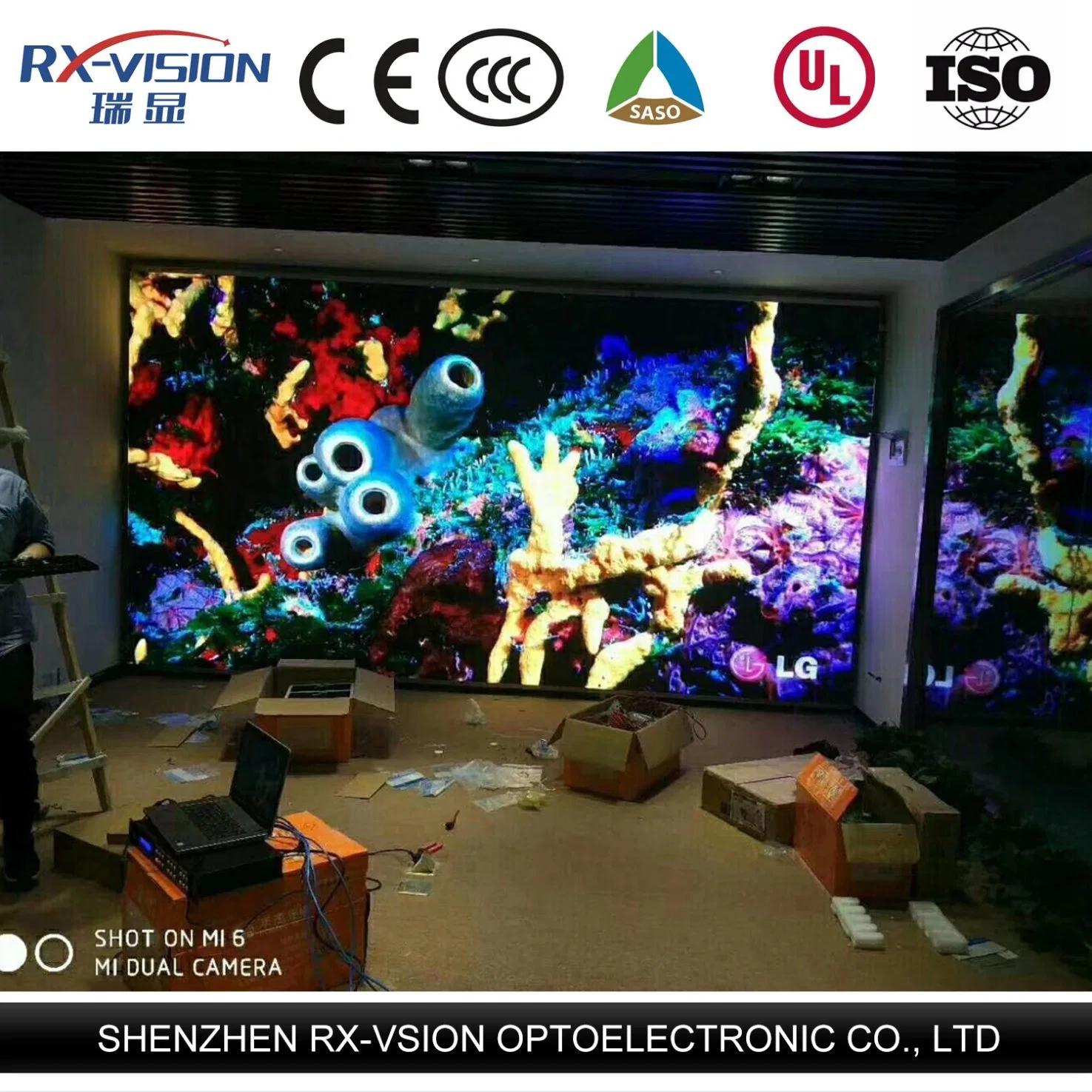 Haute résolution P3 3,9 mm de hauteur mur vidéo LED Prix P3.91 Affichage LED de location d'intérieur,