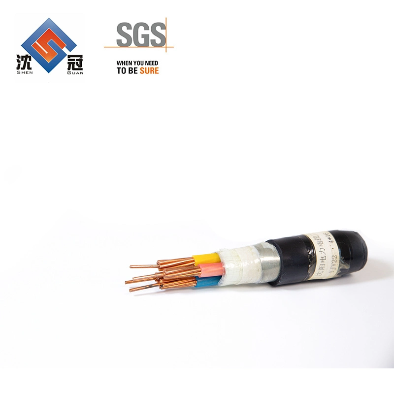 Shenguan AC Cable Insulated PVC Sheath Jacket XLPE Copper Aluminum Electric Wire Power Cable with ISO Certification FTTH Buried Optical Cable Wire GYTA