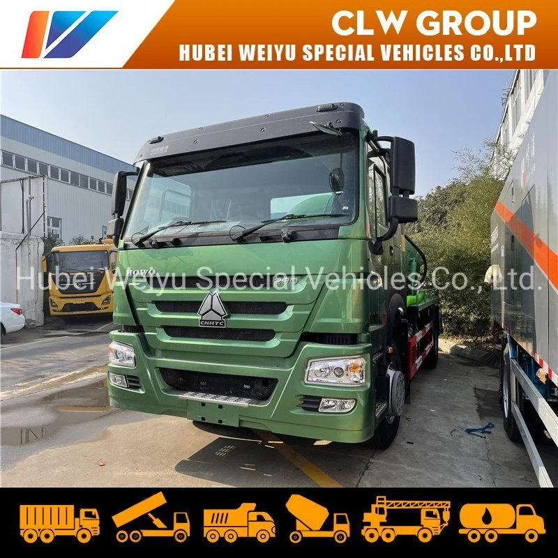 HOWO 4X2 Type 8000liters 8cbm 8tons Vacuum Sewage Suction Tanker Truck Septic Tank Truck for Sanitation Services