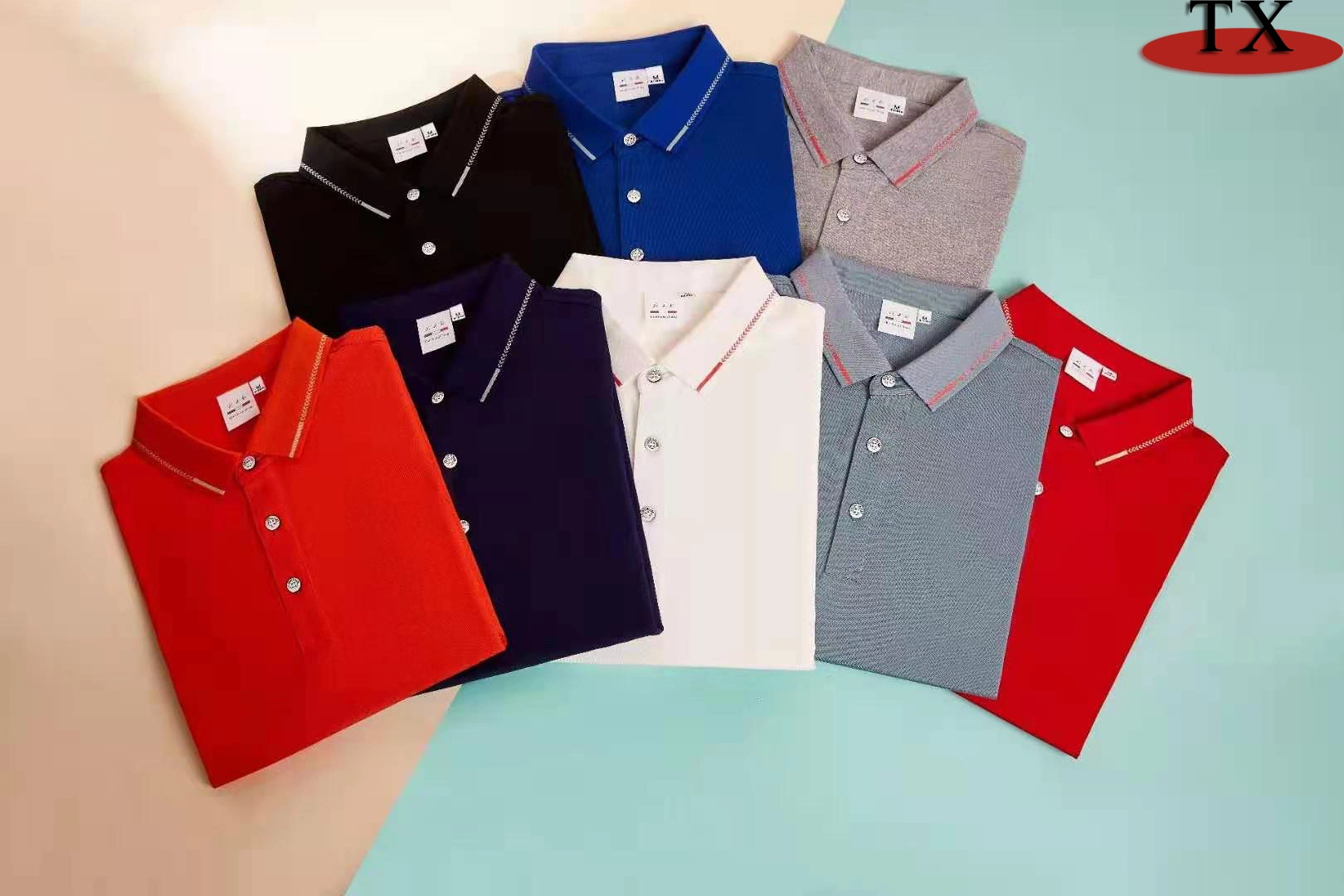 Wholesale/Supplier High quality/High cost performance Polyester Cottton Fabric Polo Shirt