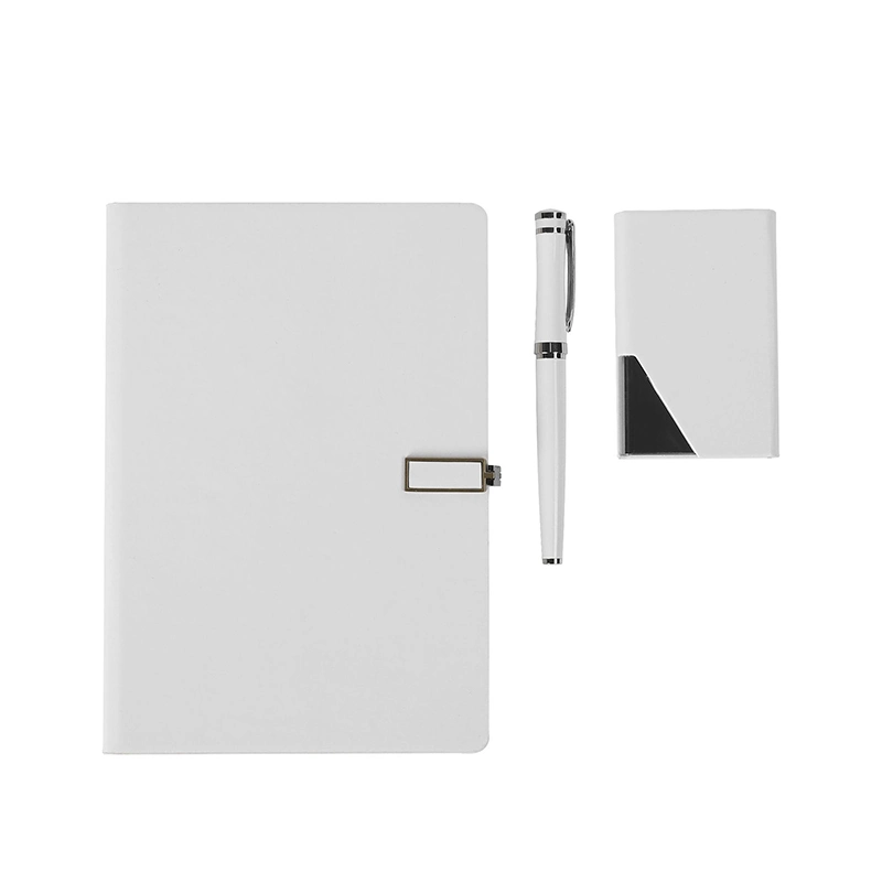 Carnet de notes de bureau personnalisé avec porte-cartes de visite Ensemble de boîtes pour cartes de visite