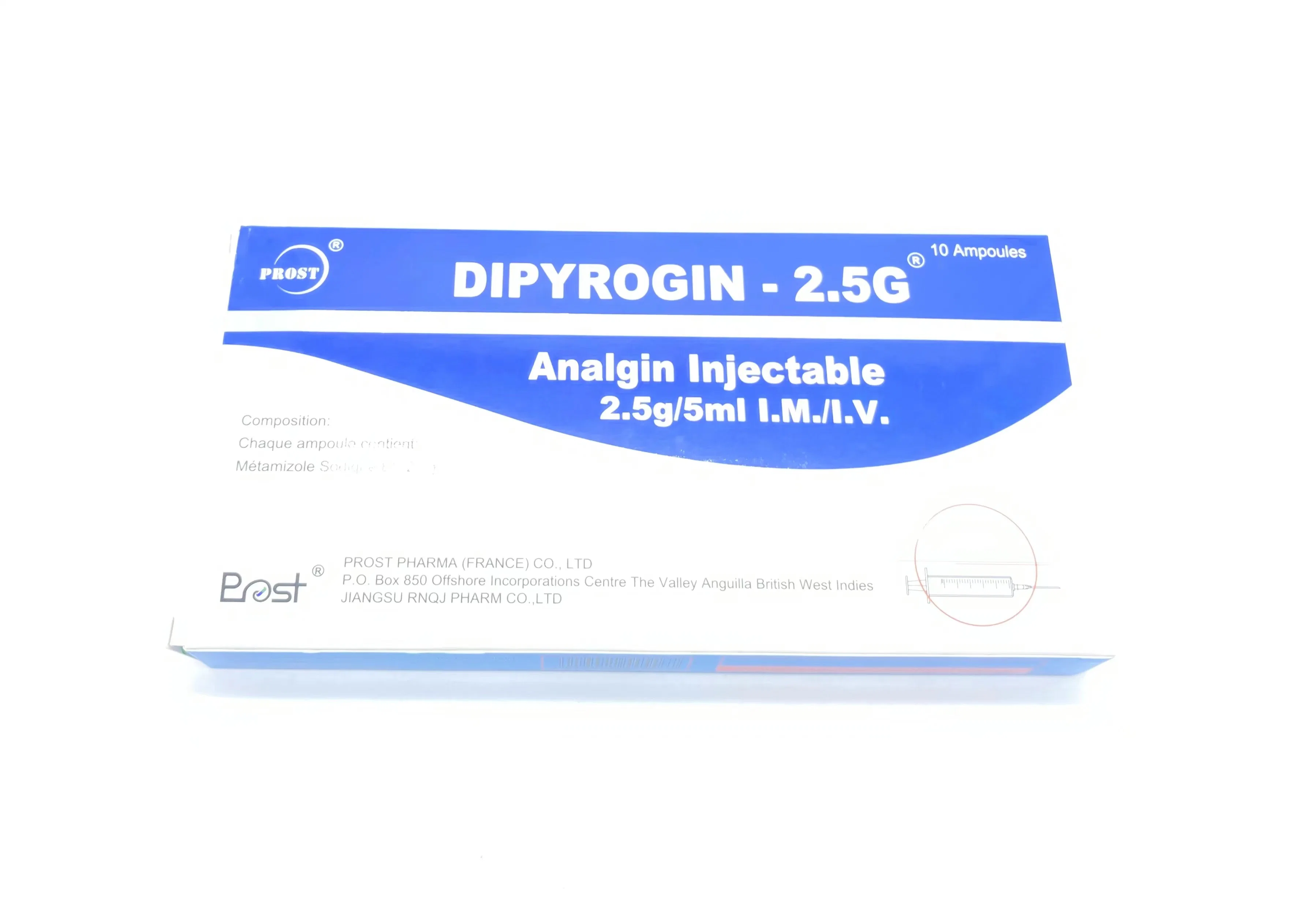 Directly Supply Analgin Injection 2.5mg/5ml