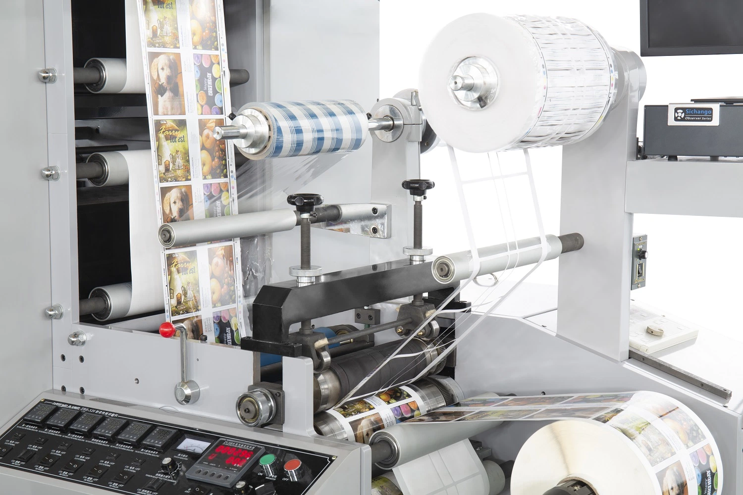 Roll to Roll Digital Label Printing Machine