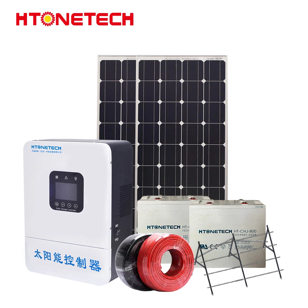 Htonetech off Grid Solar Power System 20kw Factory China 8kw 10kw 38kw Mini Solar Panel Solar Energy System with 12 Volt Solar Panel