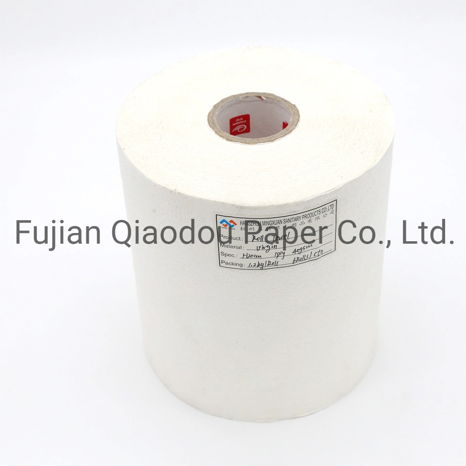 Cleaning 100% Virgin Wood Pulp High Quality Cheap Qiaodou Hand Paper Towel