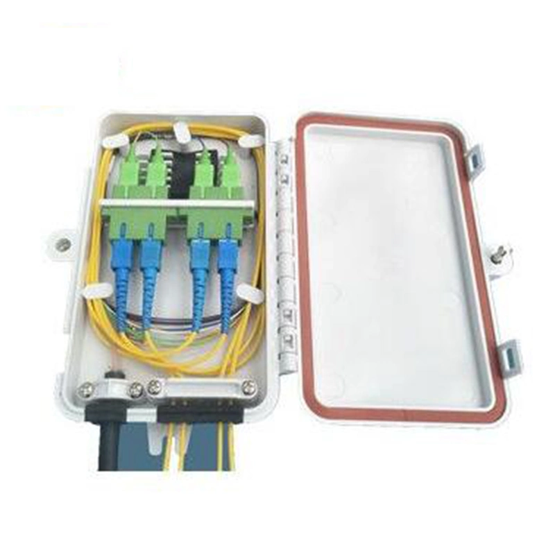 Fiber Optic Terminal Box with 4 Ports Sc Simplex Adapter Indoor Type