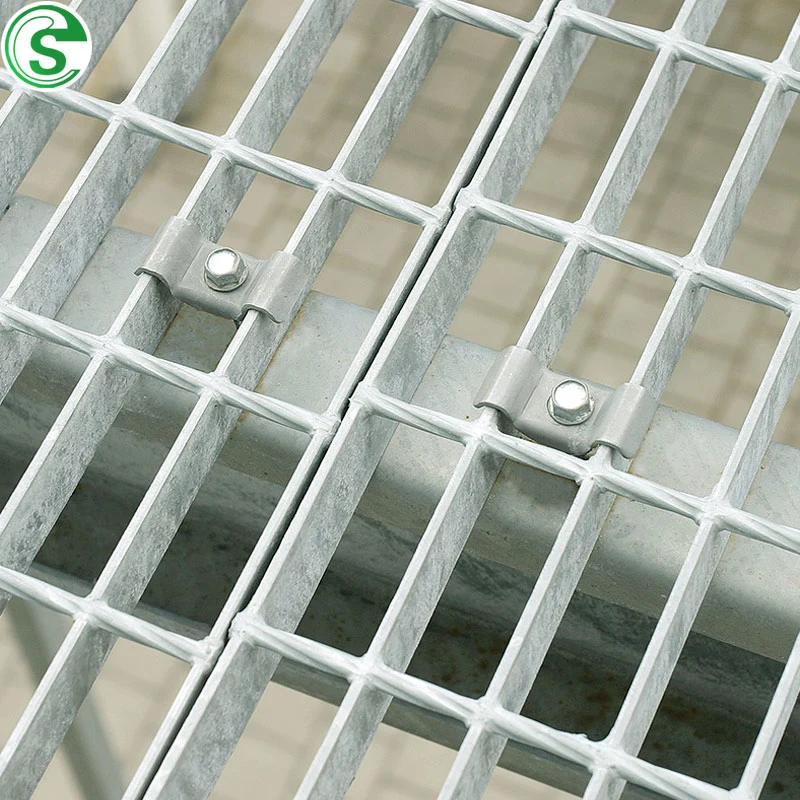 Cross Over Bridge Grate 40X100mm Steel Grating Walkway