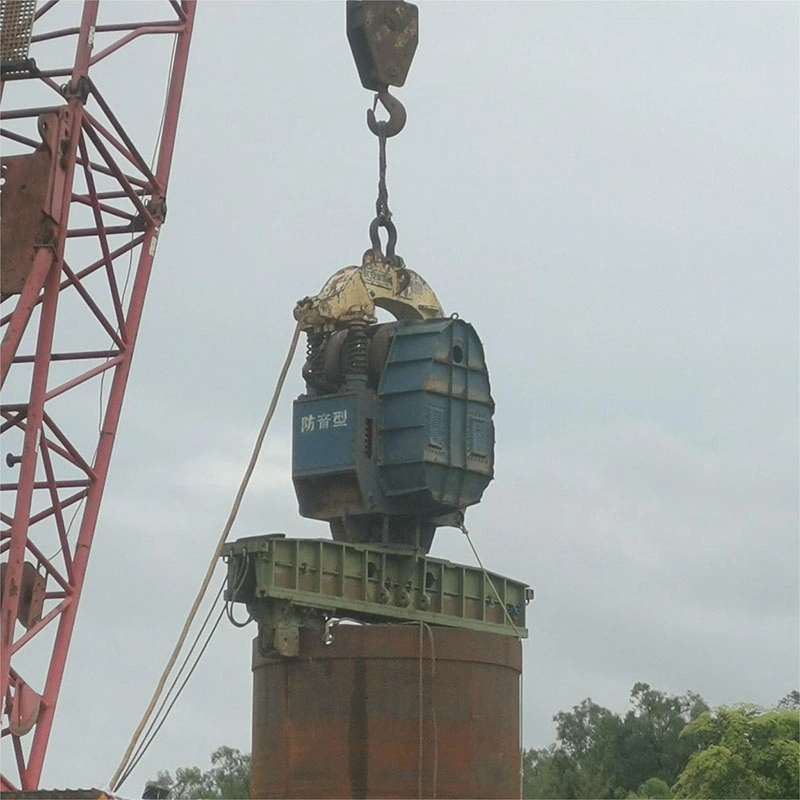 Martillo vibratorio eléctrico de alta potencia para hundimiento y tirado de la pila