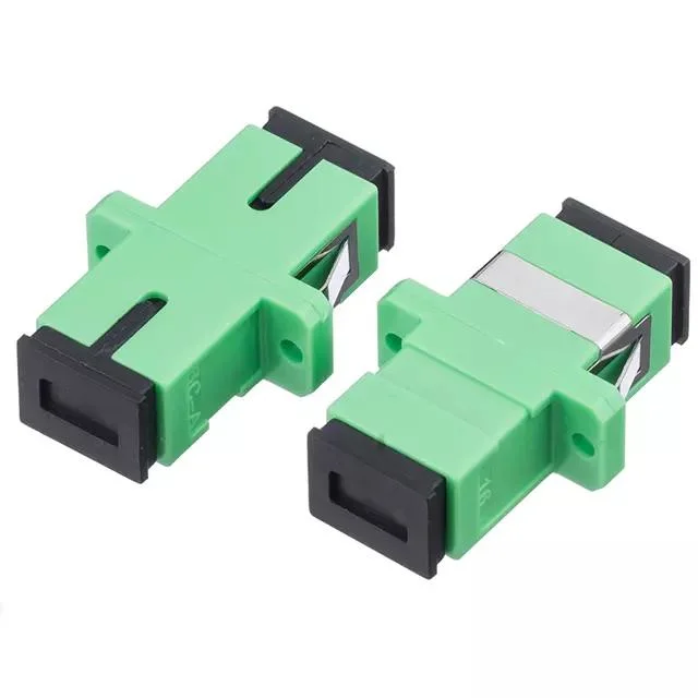 SC/UPC SC/APC adaptador de cabo óptico/óptico/adaptador de fibra óptica/cupão/conector