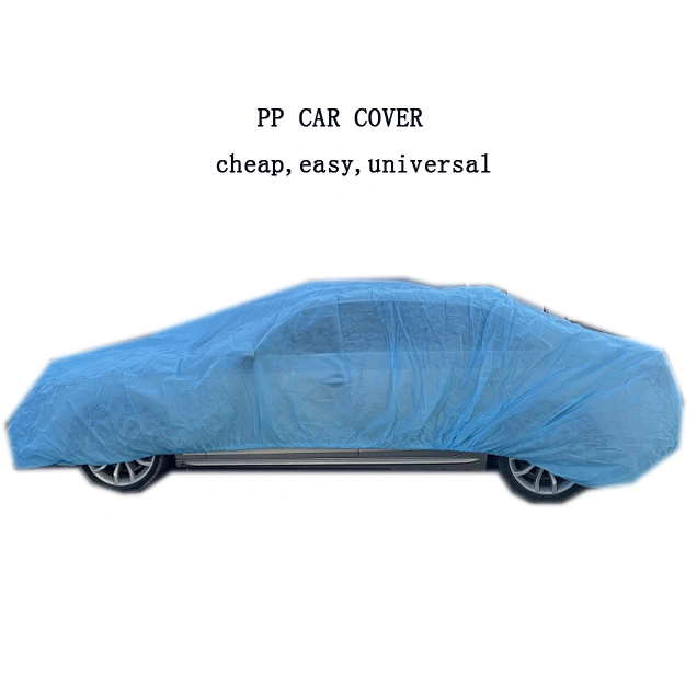 Professional Blue Color Japanese Car Top Cover Disposable PP