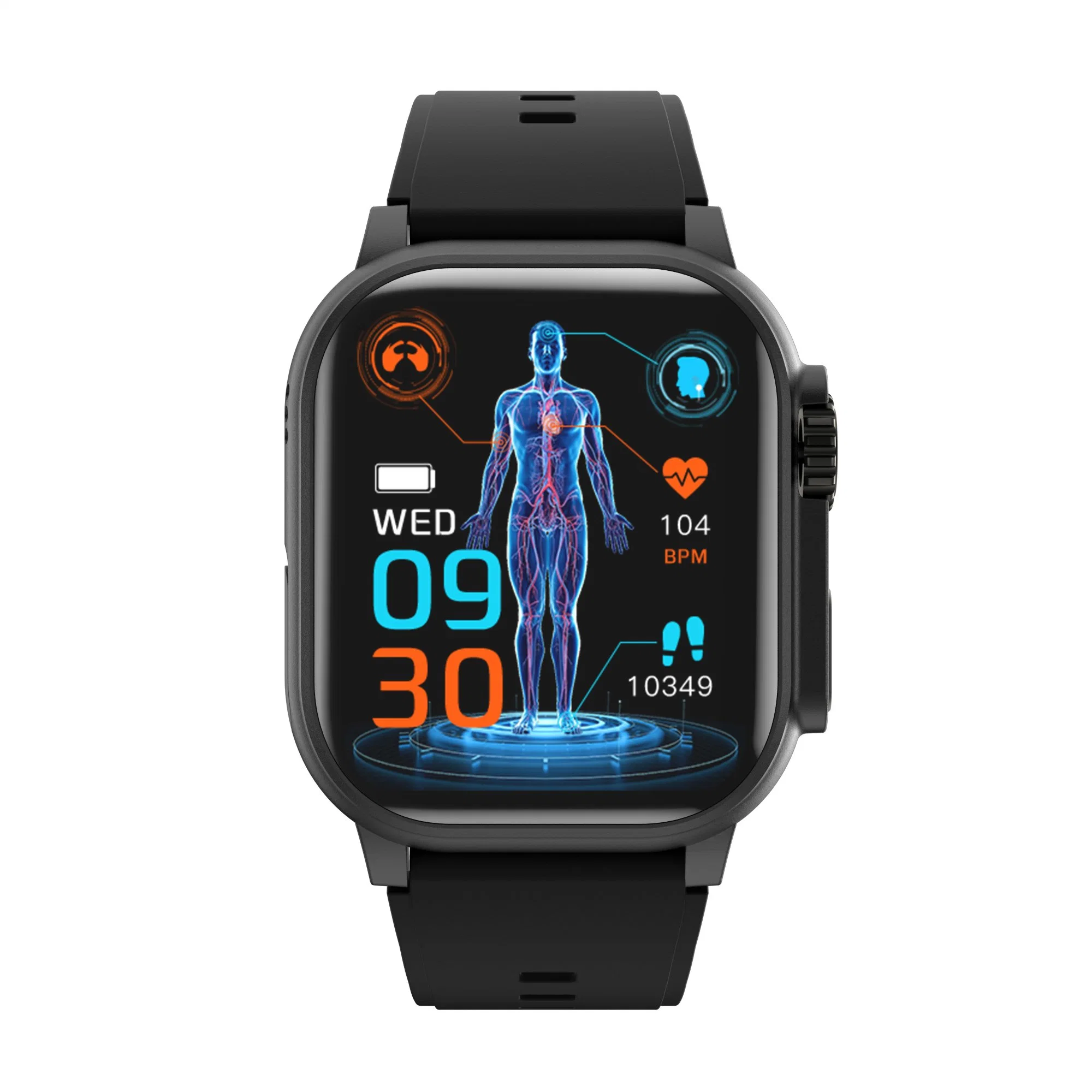 الدقة SmartWatch Fitness Bracelet Watch Women Heart Rate Monitor Men مرحلات الساعة الذكية F9 240*296 مع اتصال BT