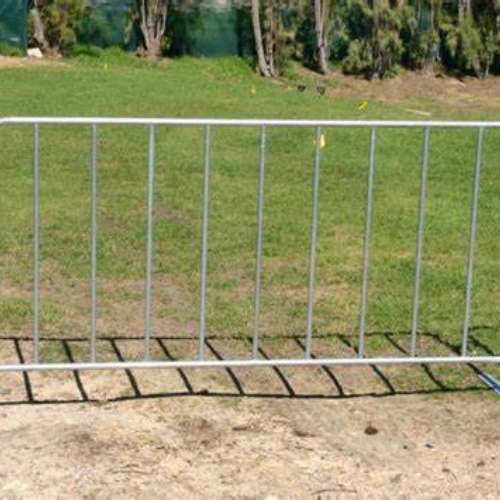 Temporary Crowd Control Barrier Fence Galvanized Pedestrian Barriers