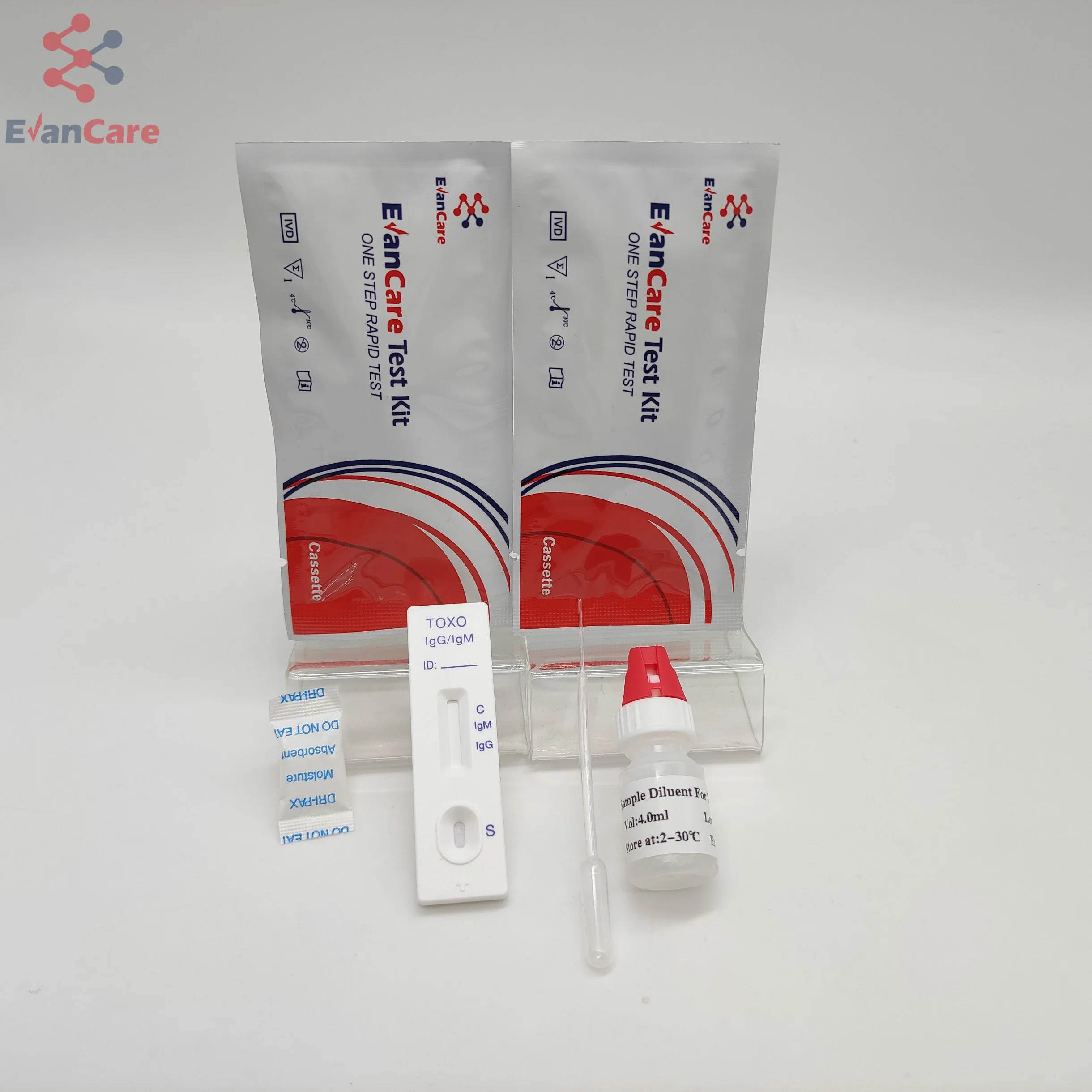 Медицинские инфекционных (toxoplasmosis) Toxo Igg/ИГК быстрый диагностический комплект для проверки крови