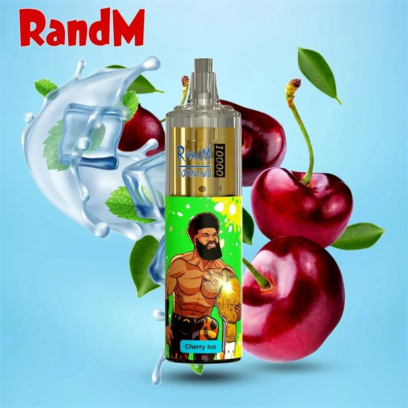 Neue Ankunft Einweg E Zigaretten Randm Tornado 8000 6000 7000 10000 Puffs Randm Dazzle Wiederaufladbarer Vape Pen Mit Netzspule