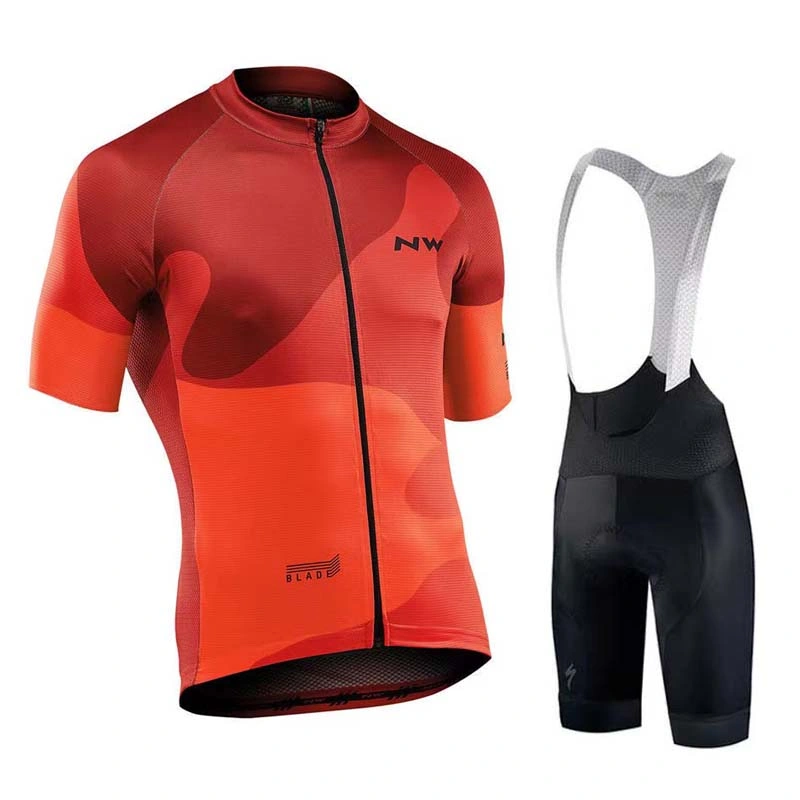 Wholesale/Supplier Nylon Lycra Sports Summer Men's Cycling Jersey Cycling Wear