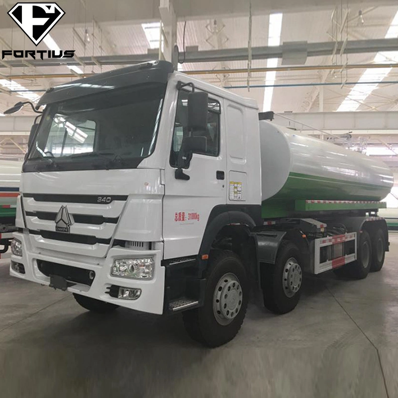 Heavy Duty Truck Sino Truck 8X4 4axles Euor2 Diesel Fuel Oil Truck 45 Cubic Meter with Insulation Coating