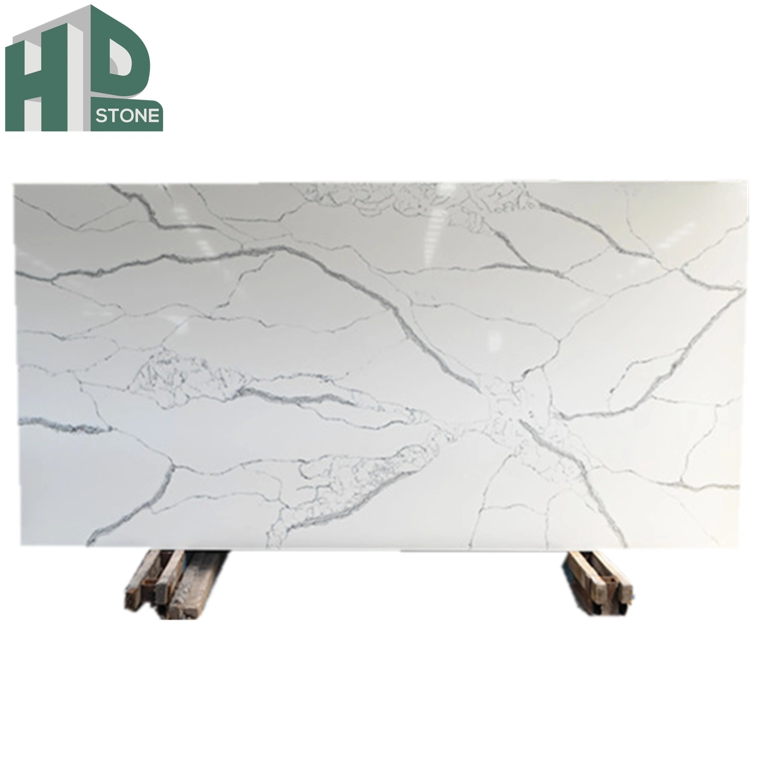 Latest Calacatta Fish Belly White Quartz Stone Slabs Stone Slab for Floor Wall Tile and Countertop