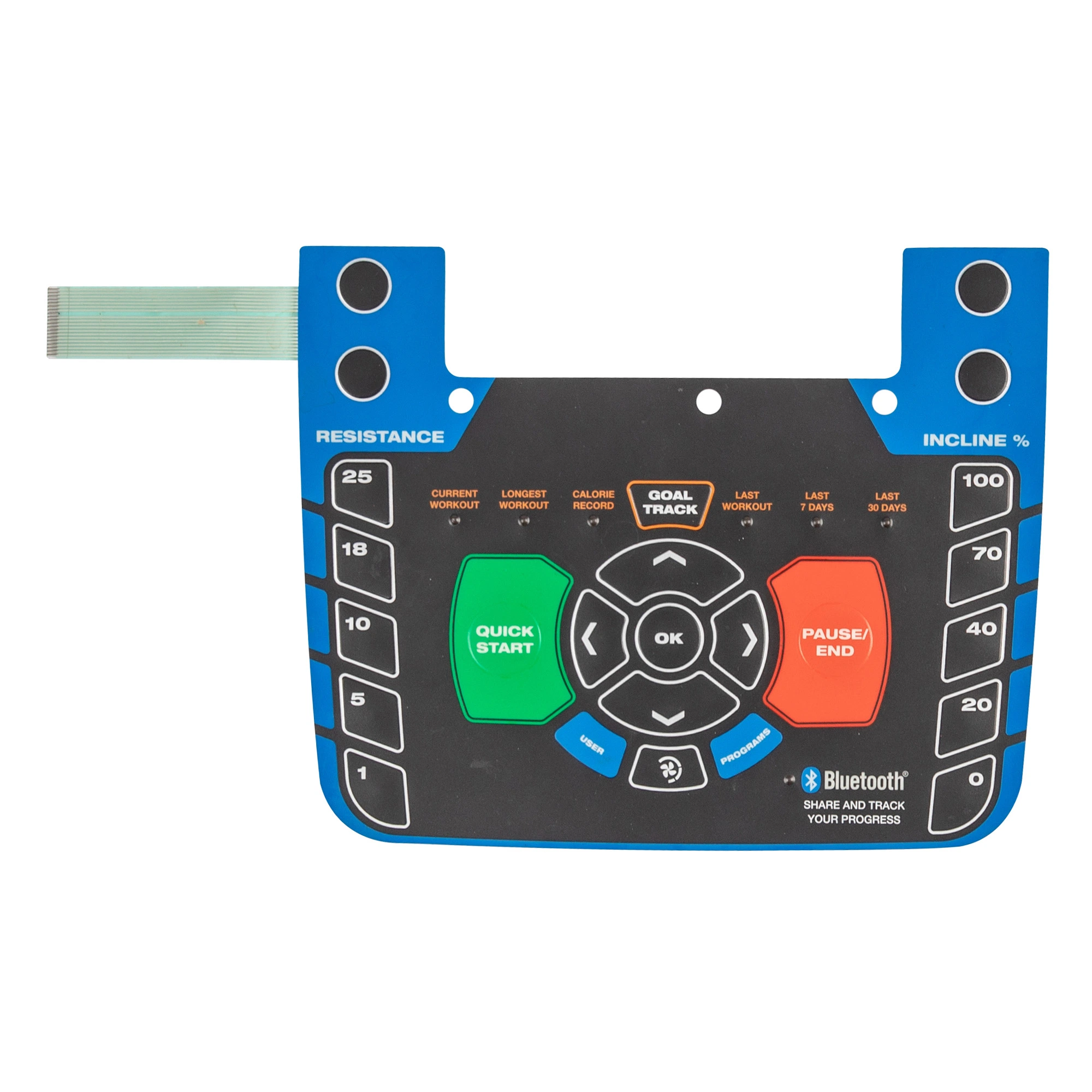 Custom Electronic Switch Folientastatur mit Grafik-Overlay