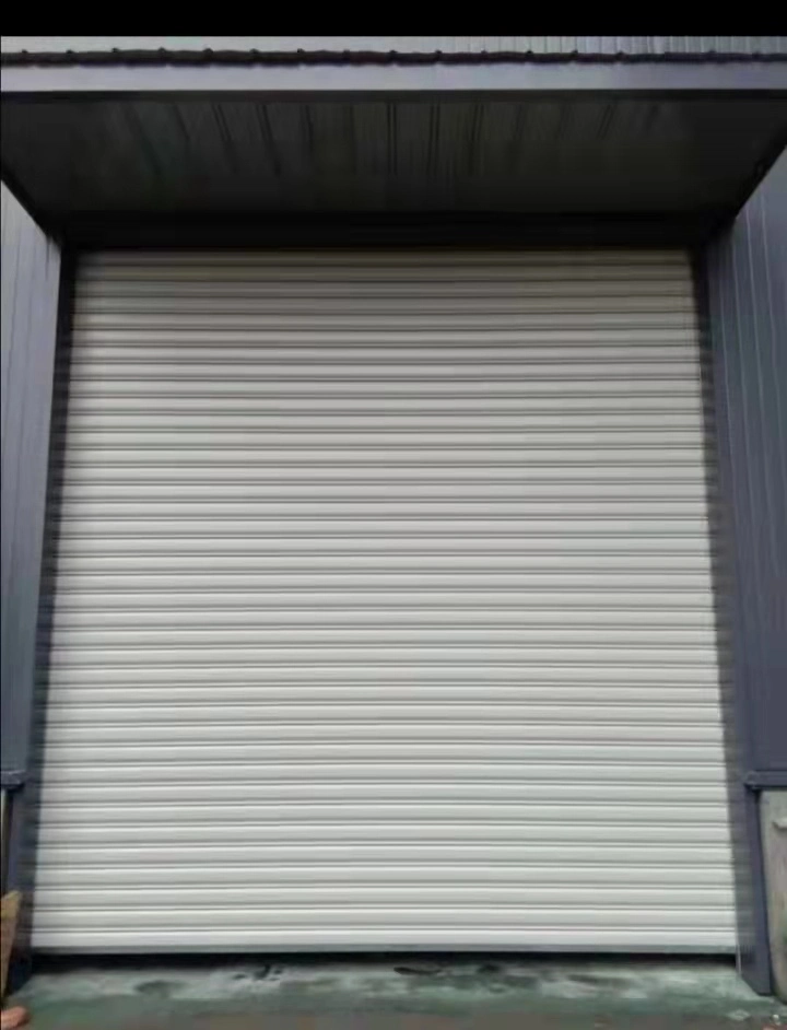 Factory Warehouse Safety Electric Hard Fast Rapid Aluminium Rolling up Galvanized Steel Fireproof Fire Rated Fire Prevention Roller Shutter Industrial Door