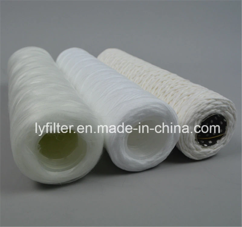 Polypropylene/Cotton/Fiberglass Polywound String Wound Filter Cartridge