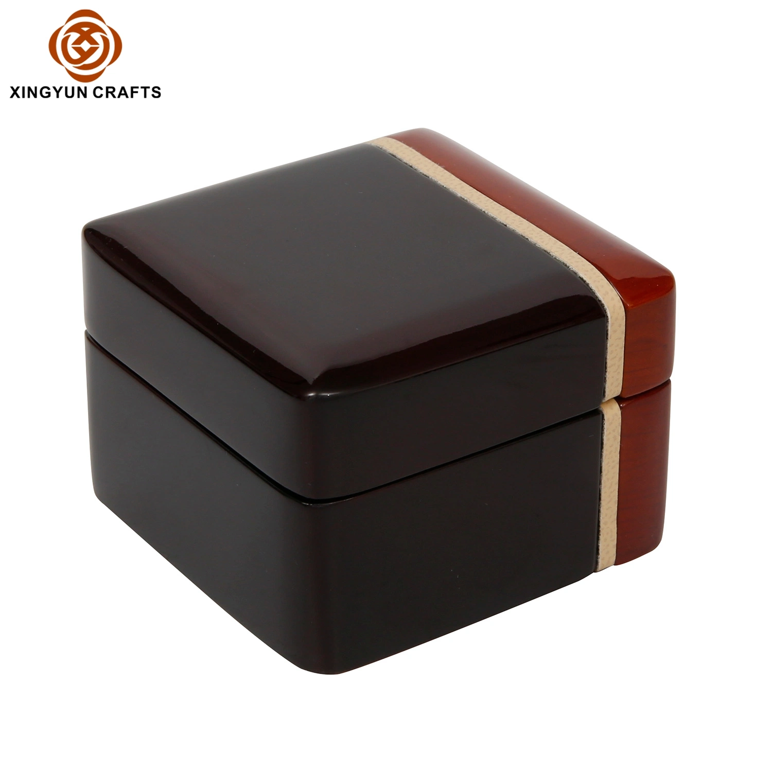 Hot Sell Lxuury Factory Wholesale/Supplier Wooden Jewel Packaging Boxes Wood Ring Box Pendant Box Half Set Box