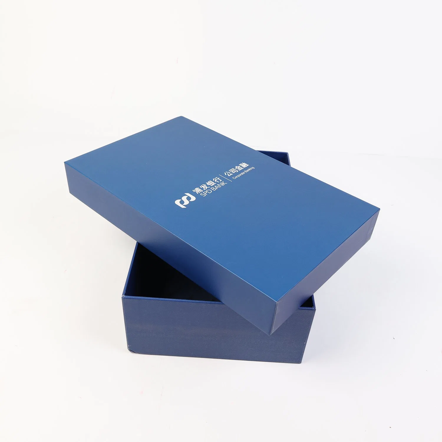 Silver Stamping Blue High quality/High cost performance  Bank Promotion Gifts Glass Cup Packaging Box with Mylh-23004