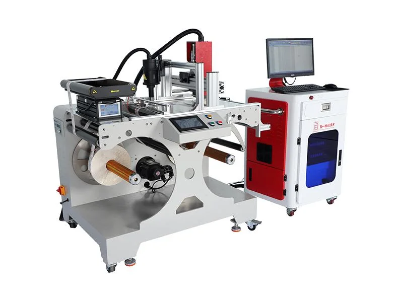 Alimentación inteligente de alta velocidad de rebobinado de la máquina de inyección de tinta de codificación y máquina de impresión UV