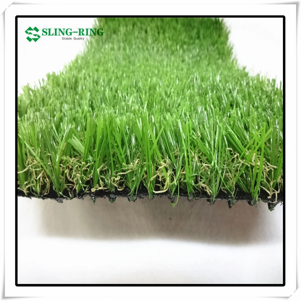 Soccer Artificial Grass Diamond Shape Artificial Grass for Football