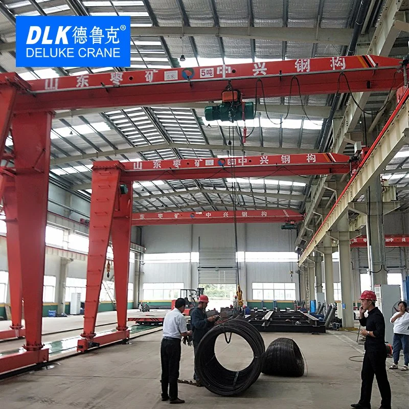 China High quality/High cost performance  Factory Workshop Single Girder Beam Overhead Workshop Crane Construction Machine Small Capacity Crane Gantry Crane 5 Ton