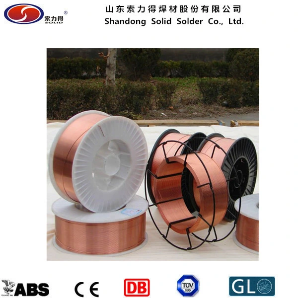 TUV. Nk, MIG Wire/CO2 Wire/Copper Coated Welding Wire Er70s-6