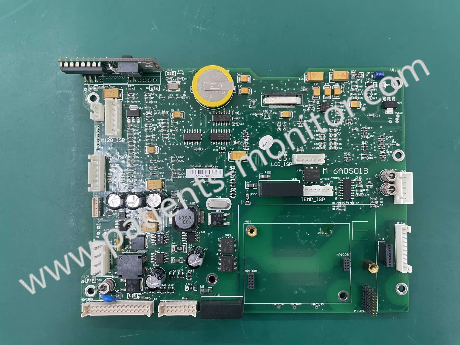 Placa base placa base principal M-6A0s01b. Monitor de paciente Philips Goldway Ut6000A