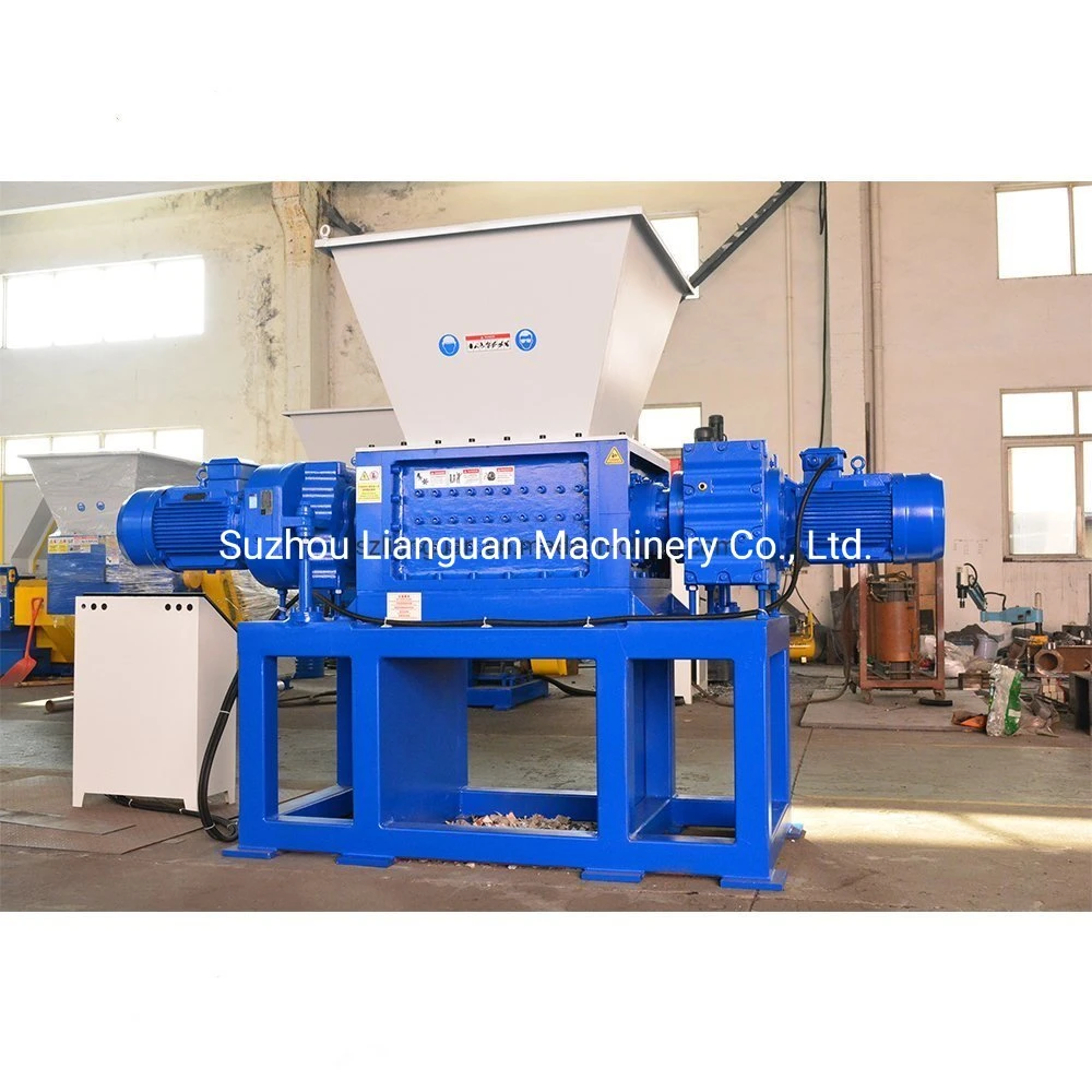 Double Shaft Shredder/Shredder Machine for Recycling Used Tires/Plastic/Wood Used in Plastic Recycling Line